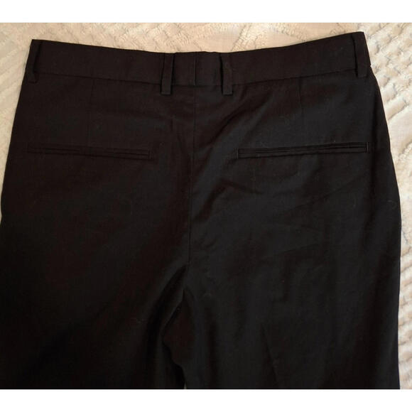 H&M Women's Size 32 Black Pinstripe Slim Fit Dress Pants Mid Rise Trousers Pants - Picture 8 of 8